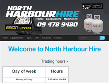 Tablet Screenshot of nhhire.co.nz